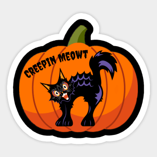 Creepin' Meowt Sticker